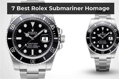 rolex homage|best rolex submariner homage watches.